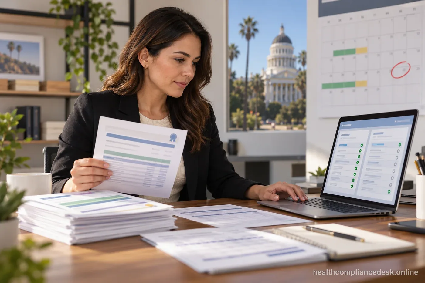 California insurance professional checking posted course credits and license status online